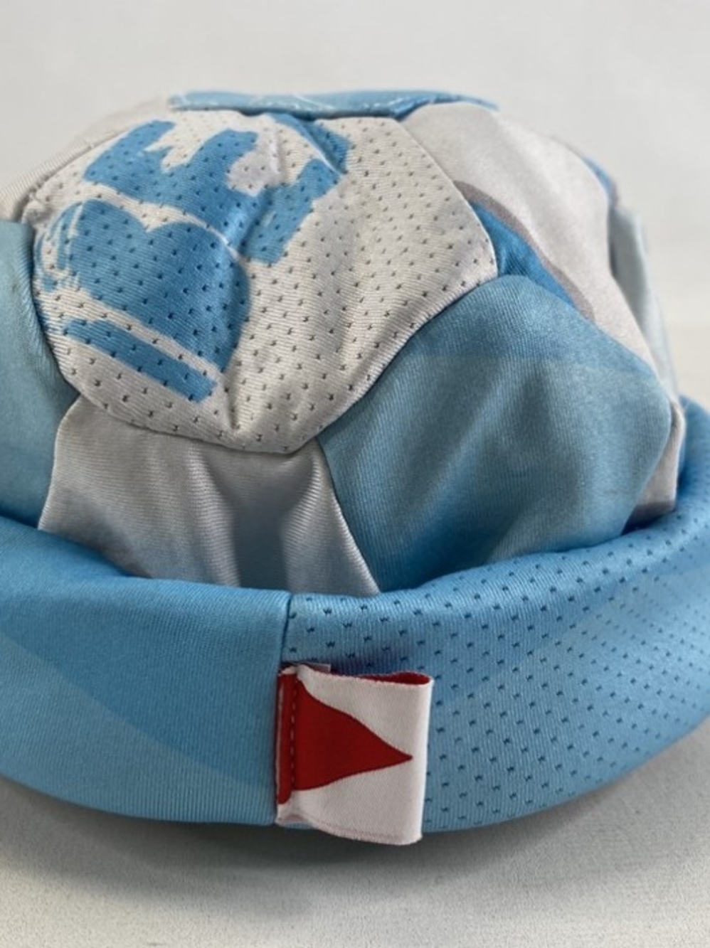 Thread Haus Argentina Upcycled Soccer Jersey Dock Beanie UNISEX